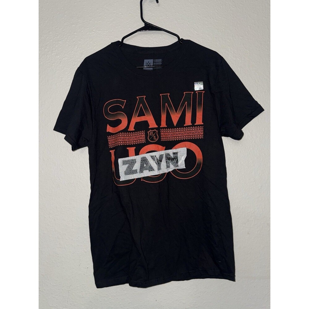 Wrestle Mens TShirt Medium Black Authentic Sami Uso Zayn